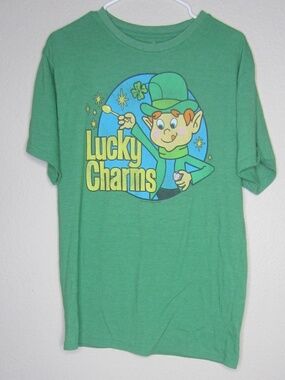 Tee Luv Lucky Charms shirt in green - Size XL